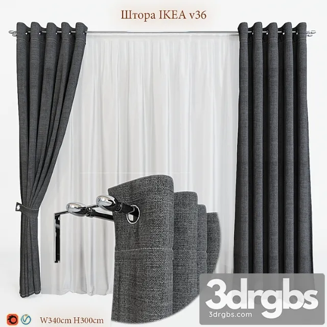 Blind ikea v36 3D Model Download