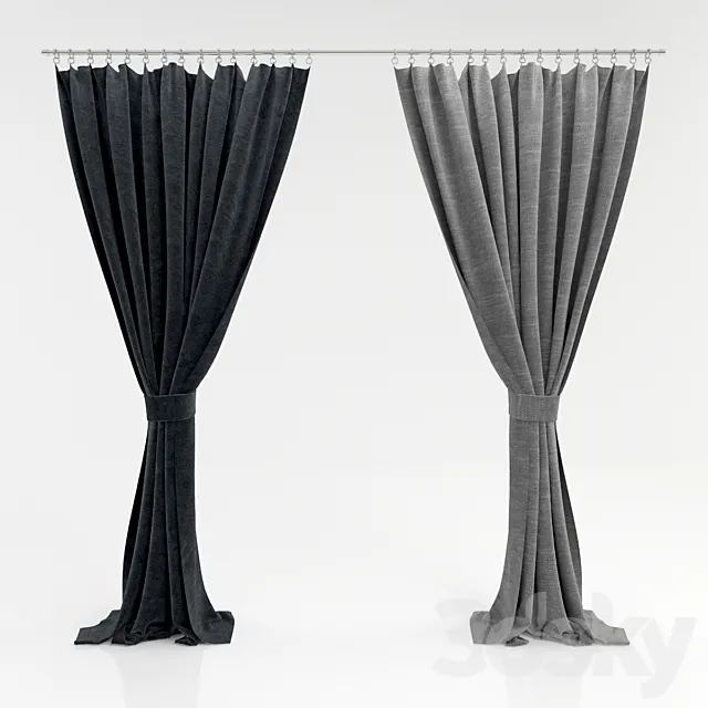 Blind tied 3D Model Blind tied 3D Model