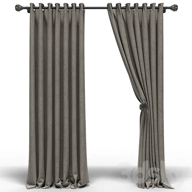 Blind with 2 eyelets 3D Model