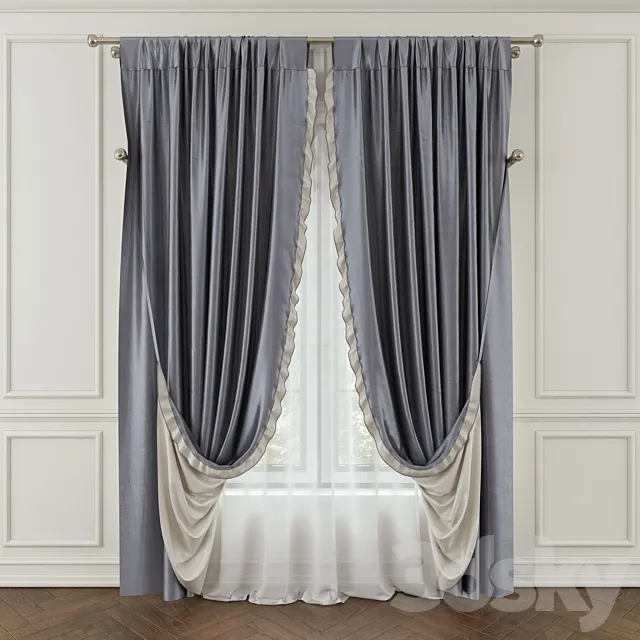 Blind with garter 3DModel