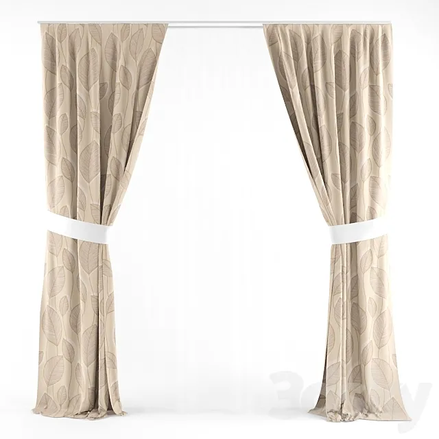 Blind with tulle 3DModel Blind with tulle 3DModel