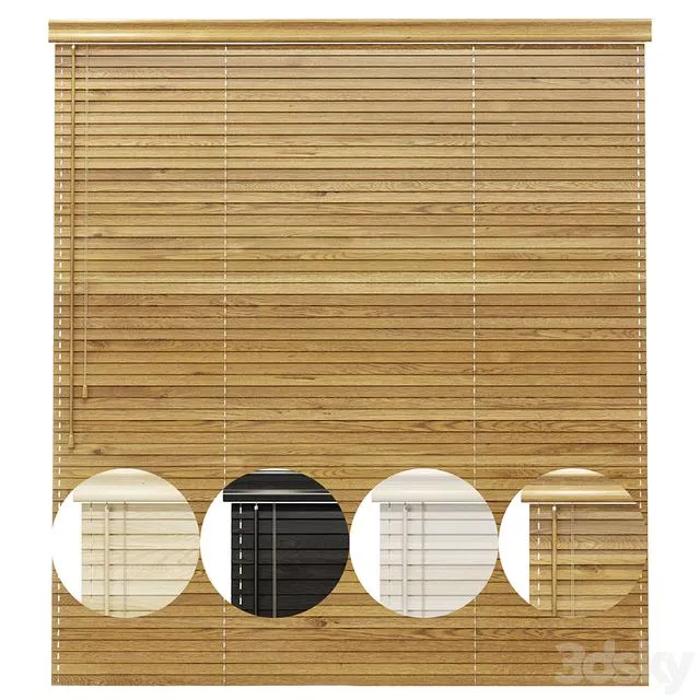 Blinds Wooden 3D Model Blinds Wooden 3D Model