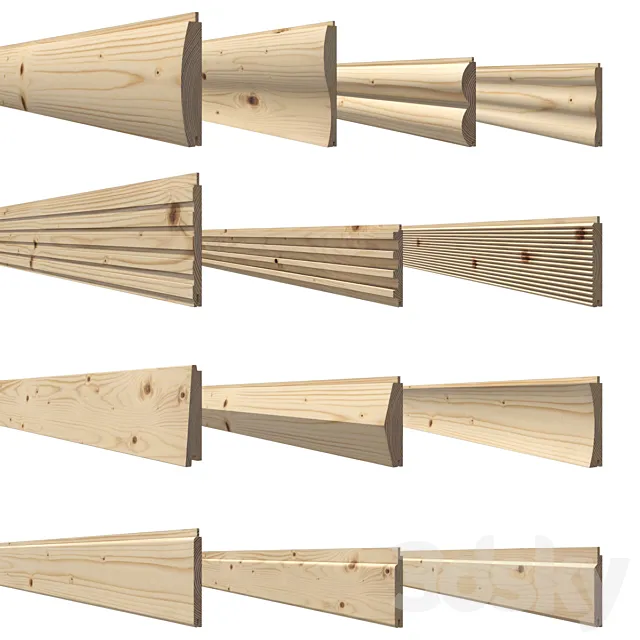 Block-house. American and lining 3DModel Block-house. American and lining 3DModel