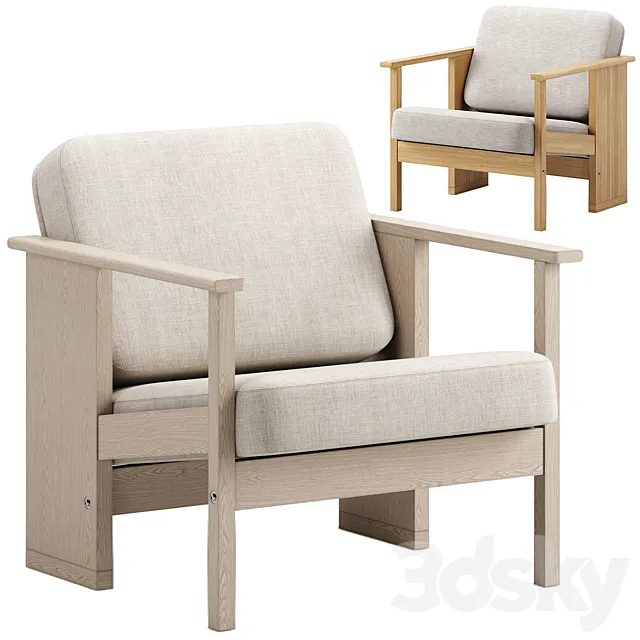 Block Lounge Chair – Form & Refine 3D Model