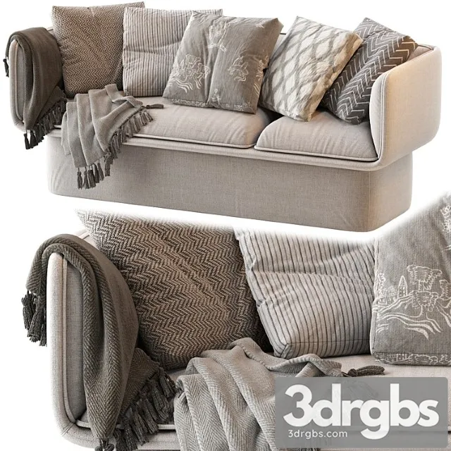 Block sofa by missana 2 3D Model Download Block sofa by missana 2 3D Model Download