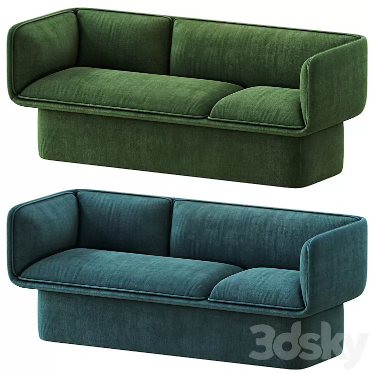 BLOCK SOFA by Missana 3D Model