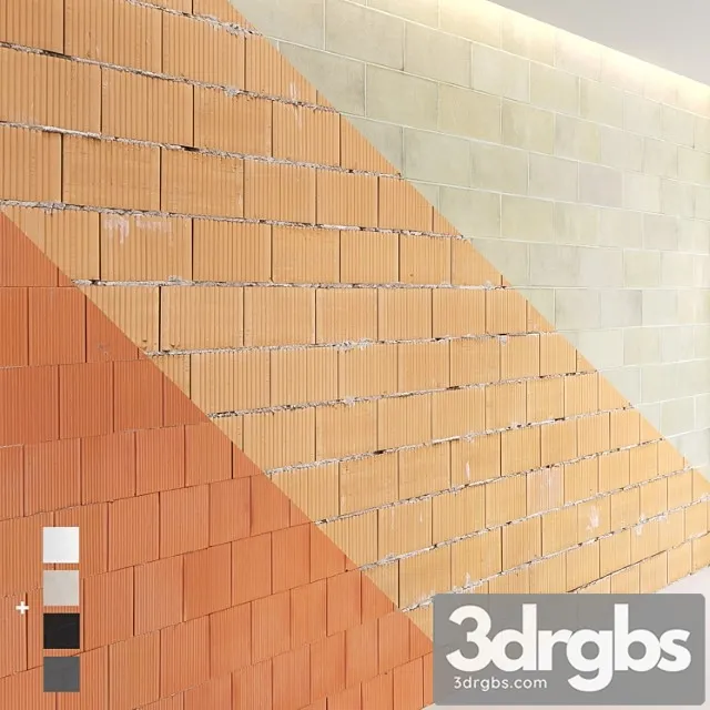 Block wall set 02 Block wall set 02