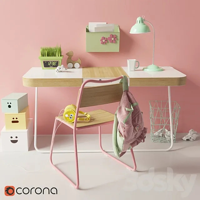 blocknot_nabor in 01 children 3DModel blocknot_nabor in 01 children 3DModel