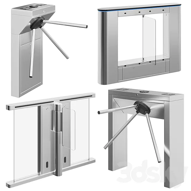 BLOKPOST turnstiles 3DModel