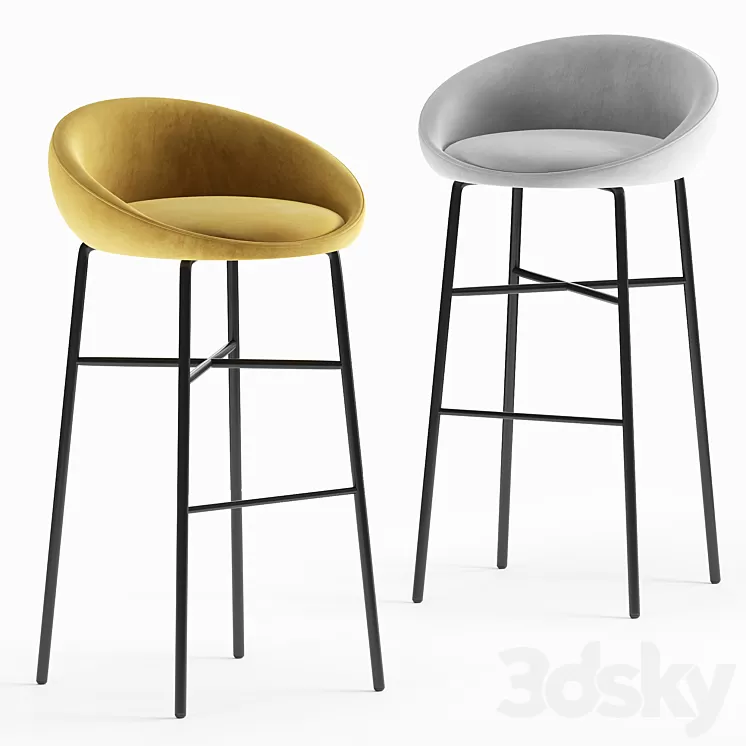 BLOOM BAR STOOL 3D Model BLOOM BAR STOOL 3D Model
