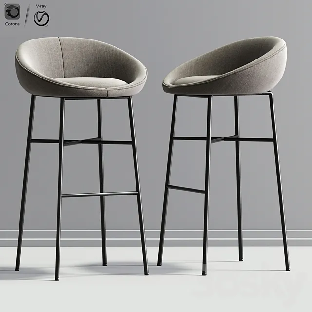Bloom Bar Stool 3DModel