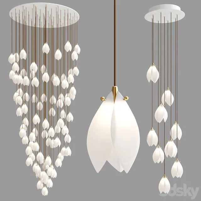 BLOOM MEDIUM CIRCLE By Haberdashery 3D Model