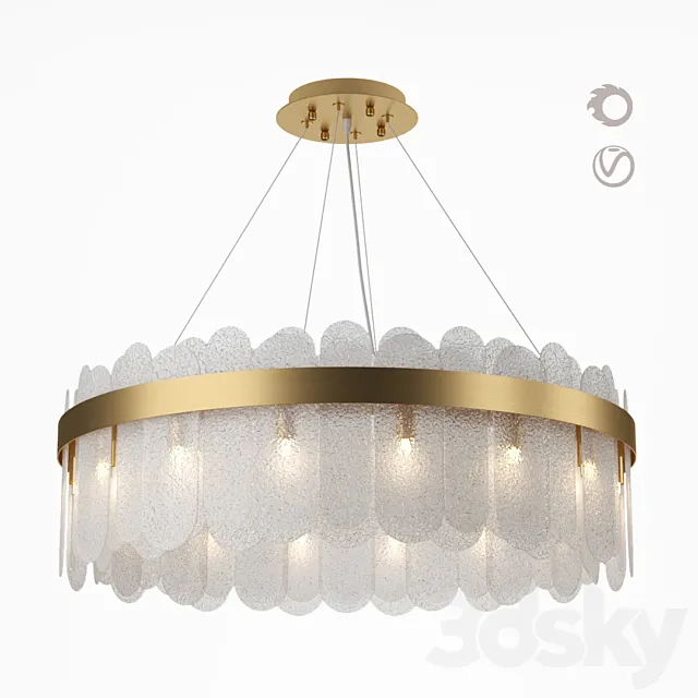 Blount Chandelier Raised. Loft Concept 3DModel Blount Chandelier Raised. Loft Concept 3DModel