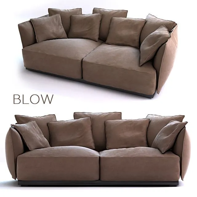 Blow Sofa 3D Model Blow Sofa 3D Model