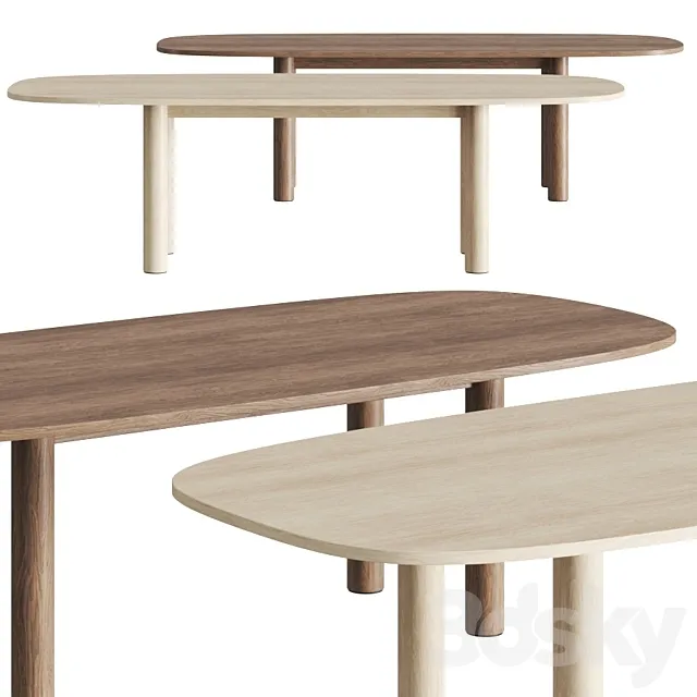 Blu Dot Good Times Dining Tables 3DModel
