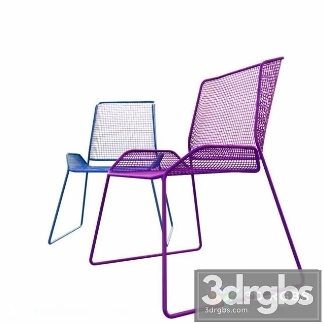 Blu Dot Hot Mesh Chair 3D Model Download