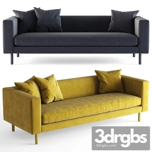 BLU Dot Mono Sofa 3D Model Download BLU Dot Mono Sofa 3D Model Download