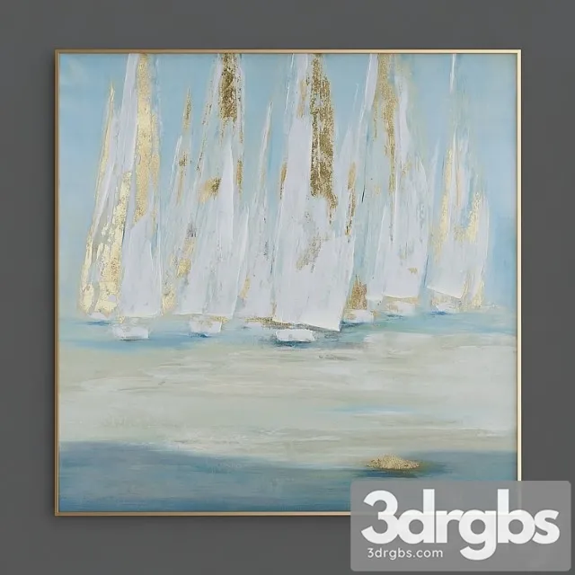 Blue And Grey Wall Art Canvas 3D Model Download Blue And Grey Wall Art Canvas 3D Model Download