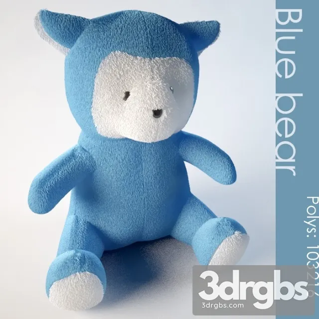 Blue Bear 2010 3D Model Download