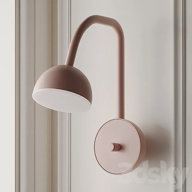 Blush Wall Sconce by Northern 3D Model