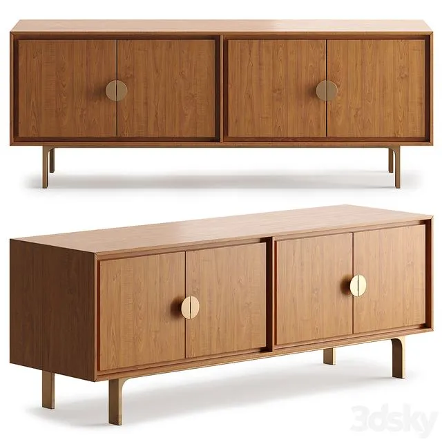 Blythe Media Unit By Soho Home 3D Model Blythe Media Unit By Soho Home 3D Model