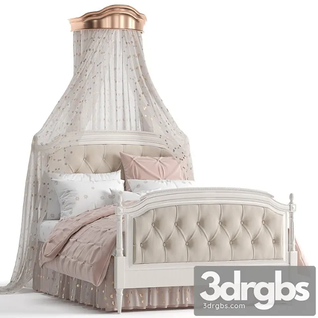 Blythe Upholstered Bed 3D Model Download
