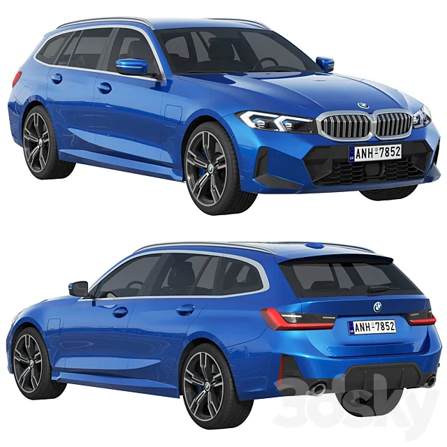 BMW 3 Series Touring 2022 3D Model