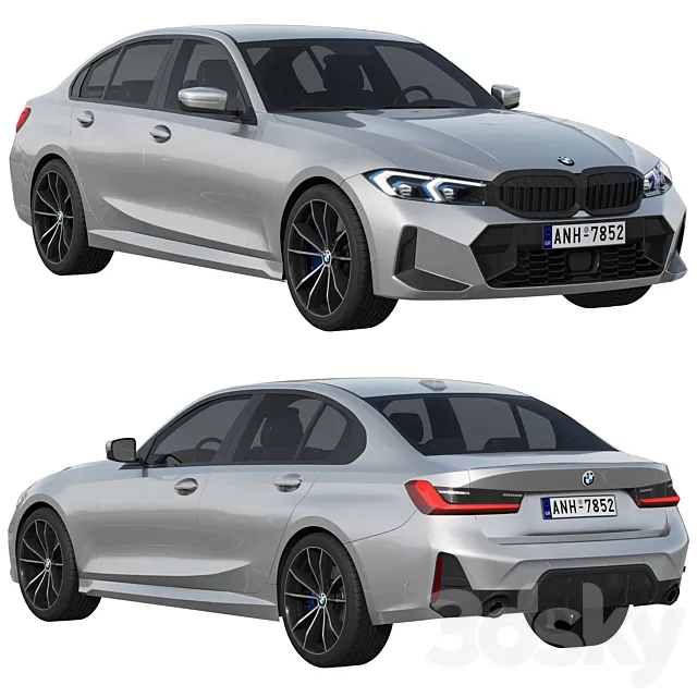 BMW 3er Limousine 2022 3D Model