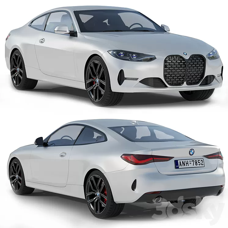 BMW 4 Series G22 2020 3D Model