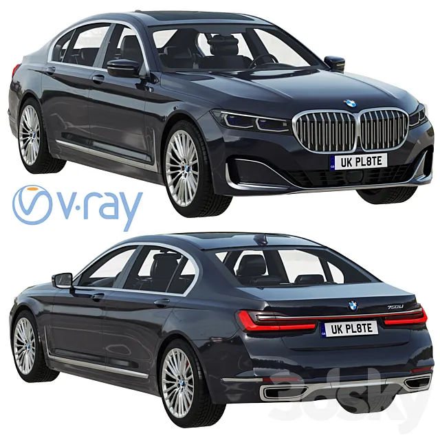 BMW 750Li 3D Model