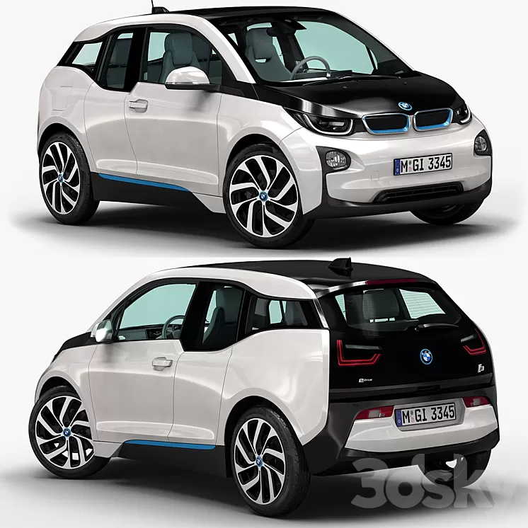 BMW i3 3D Model