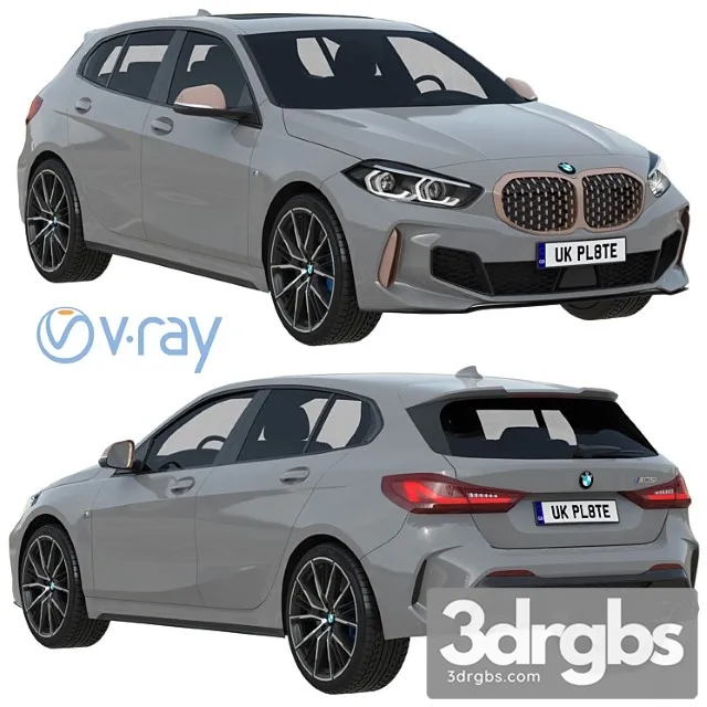 Bmw M135i 2022 1 3D Model Download