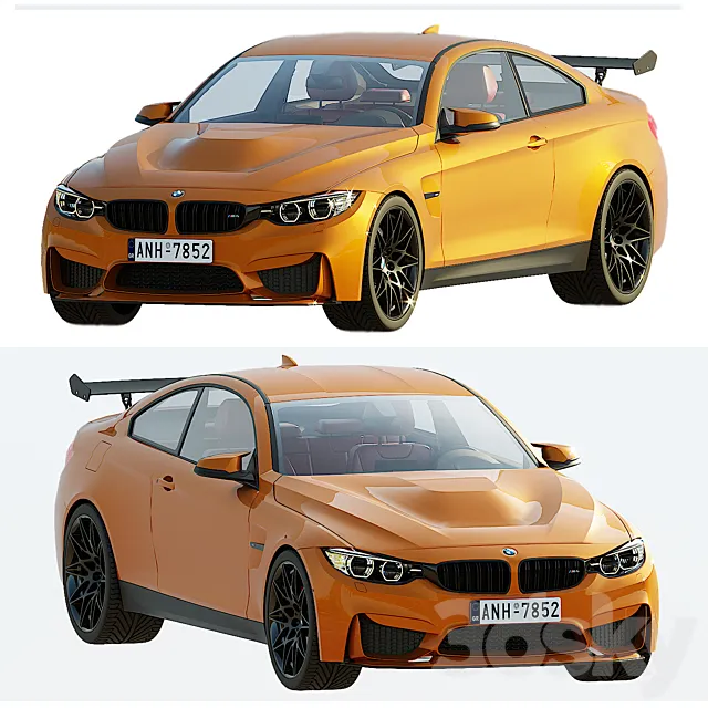 BMW M4 GTS 3D Model