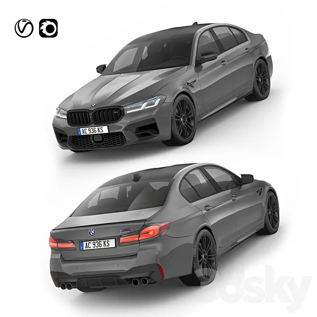 Bmw M5 2021 3D Model