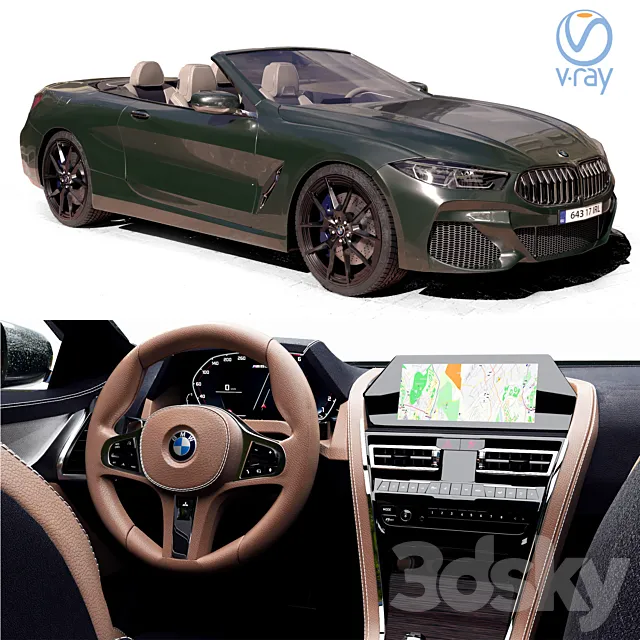 Bmw m850i convertible 3DModel