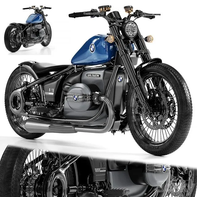 BMW R18 Bobber 3D Model