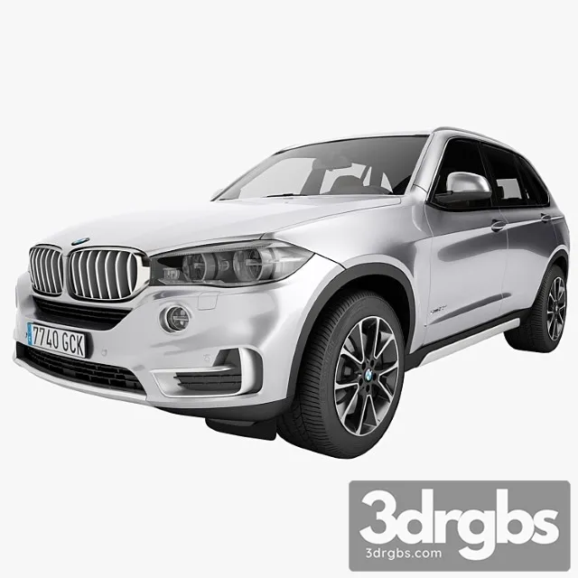 Bmw X5 2015 Xdrive30d 3D Model Download