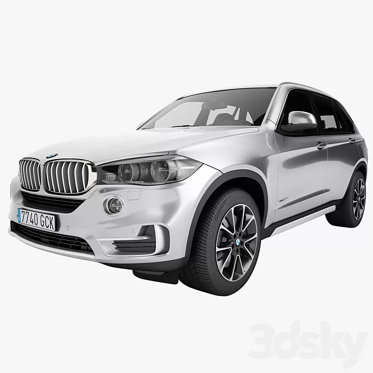 BMW X5 2015 xDrive30d 3D Model
