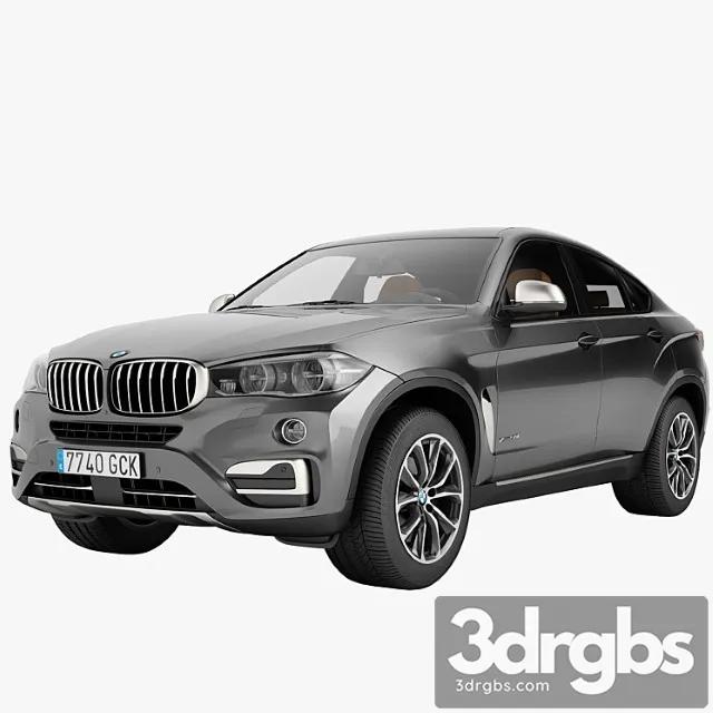 Bmw x6 xdrive50i 3D Model Download