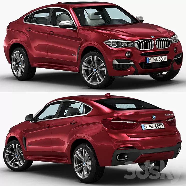 BMW X6M 3D Model