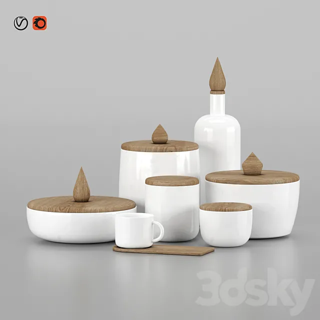 BN_Kitchen set 002 3DModel