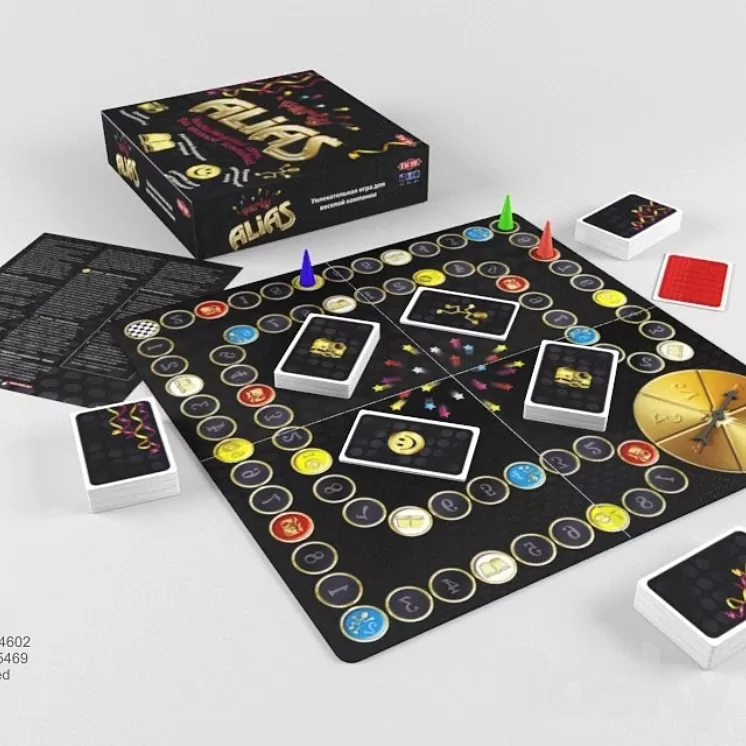 Board game Alias 3D Model Board game Alias 3D Model