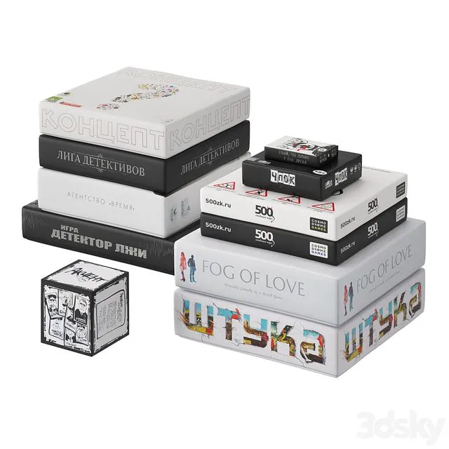 Board games 3 3D Model Board games 3 3D Model