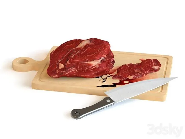 Board meat 3D Model