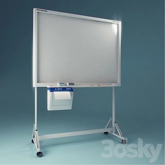 Board Panasonic Panaboard printer on board 3D Model