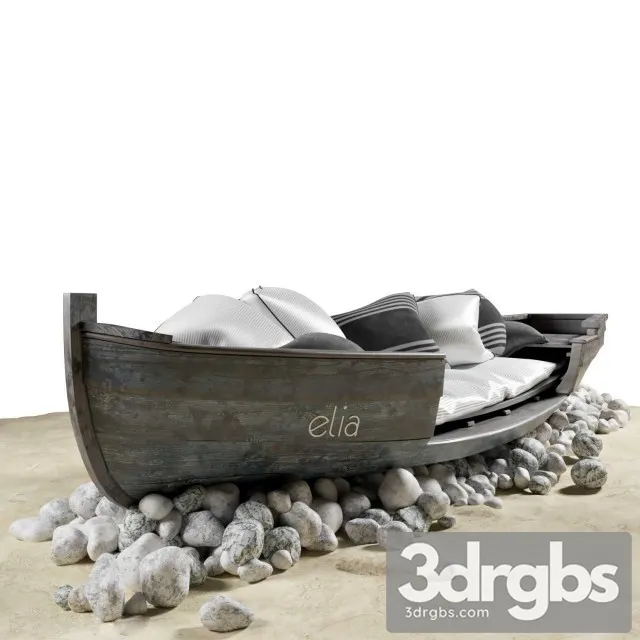 Boat for beach holidays 3D Model Download