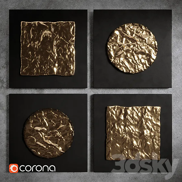 Boaz metal wall decor 3DModel Boaz metal wall decor 3DModel