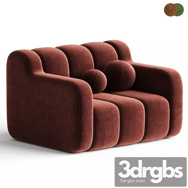 Bob Home Armchair By Bla Station 3D Model Download Bob Home Armchair By Bla Station 3D Model Download