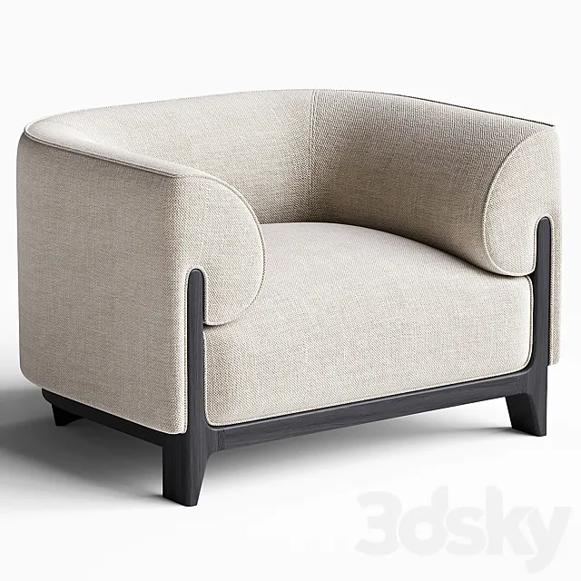 BOB KOKO Delcourt Collection Arimchair 3D Model BOB KOKO Delcourt Collection Arimchair 3D Model