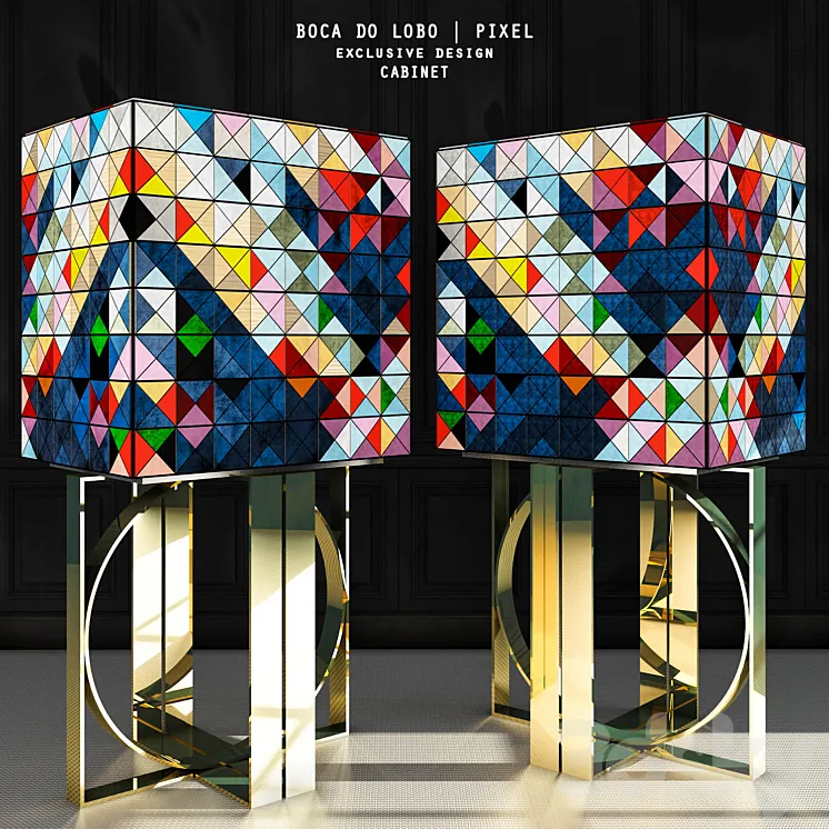 BOCA DO LOBO _PIXEL 3D Model Free Download